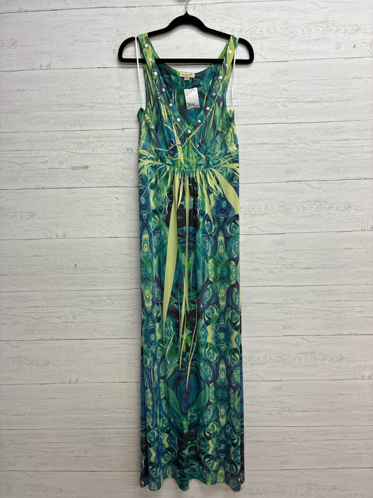 Size L One World Green Dress/Evening Wear