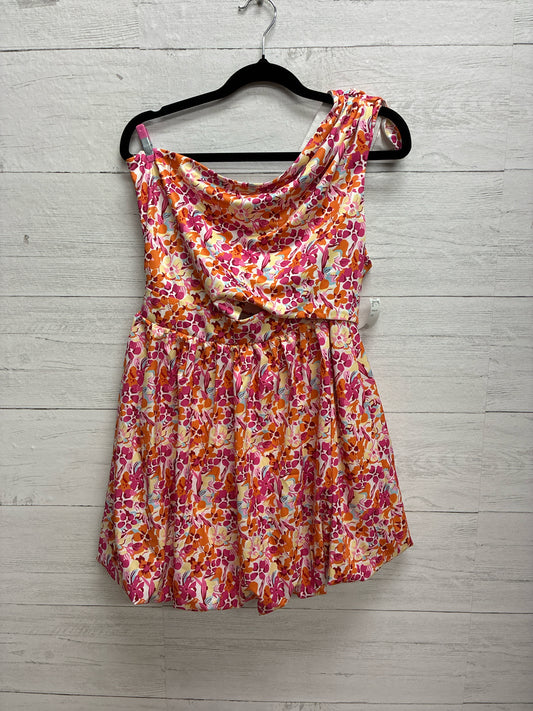 Size L Pink/Orange GOWN