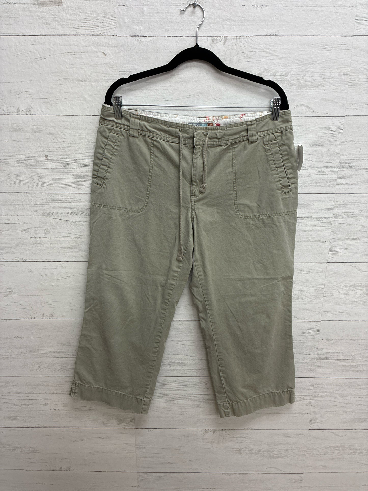 Size 12 Old Navy Tan Womens Capri