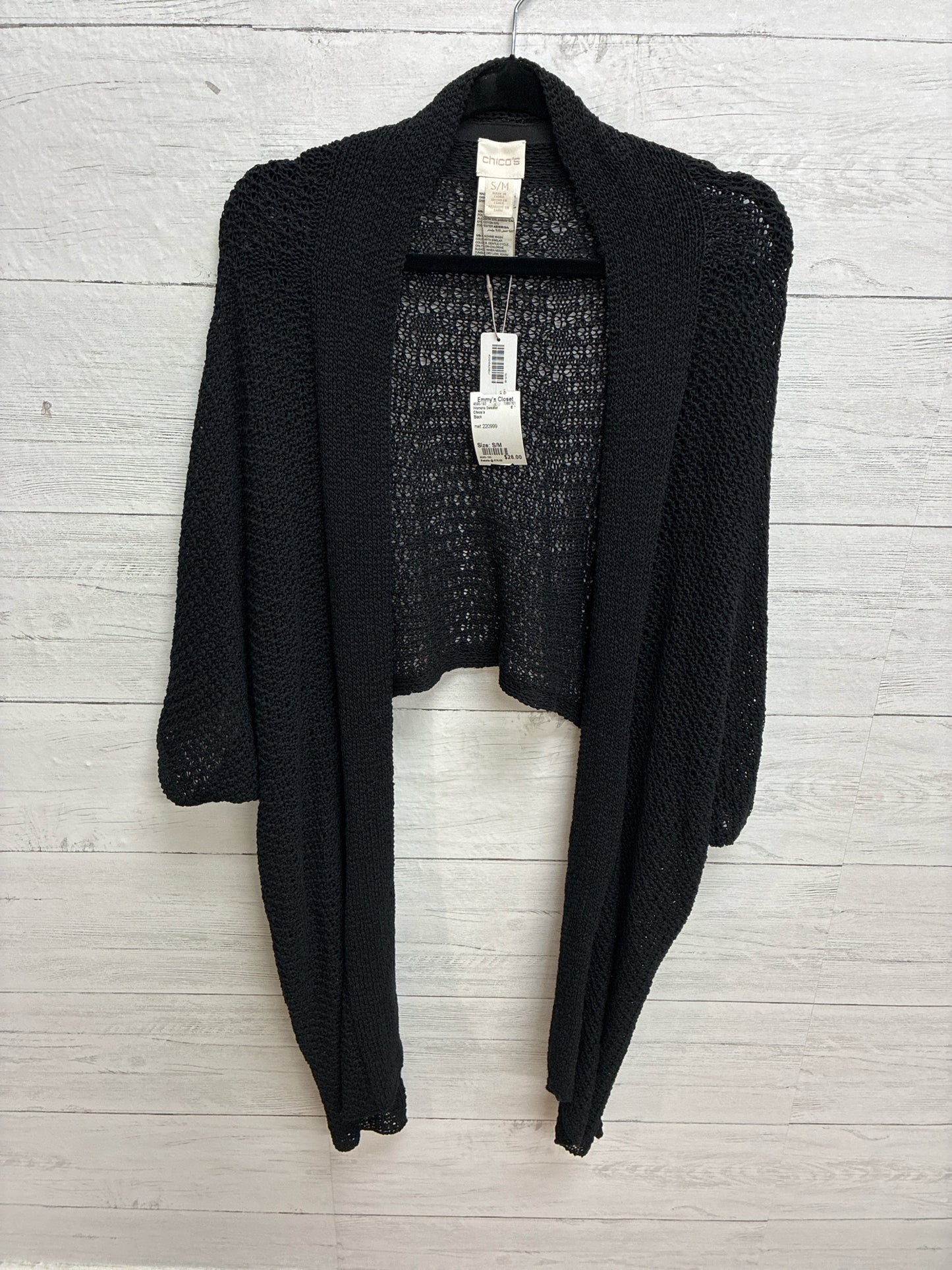 Size S/M Chico's Black Womens Sweater
