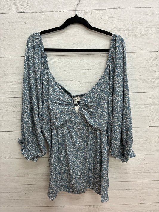 Size 2X Heyson Blue Womens Shirt