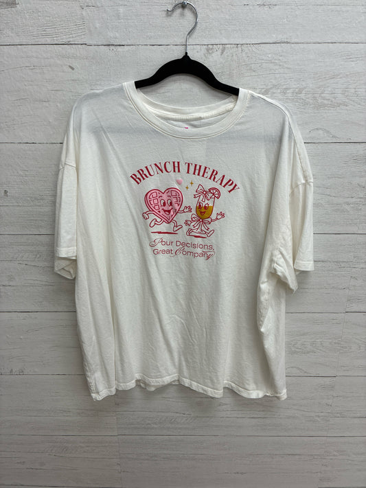 Size XL White Womens Shirt