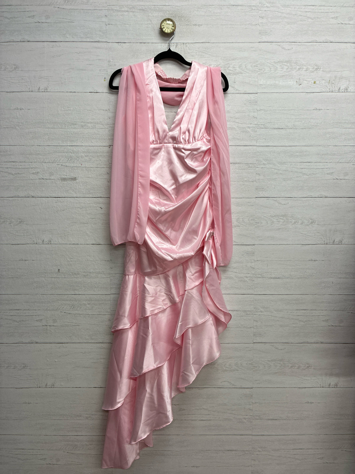 Size L Lets Fashion Pink GOWN