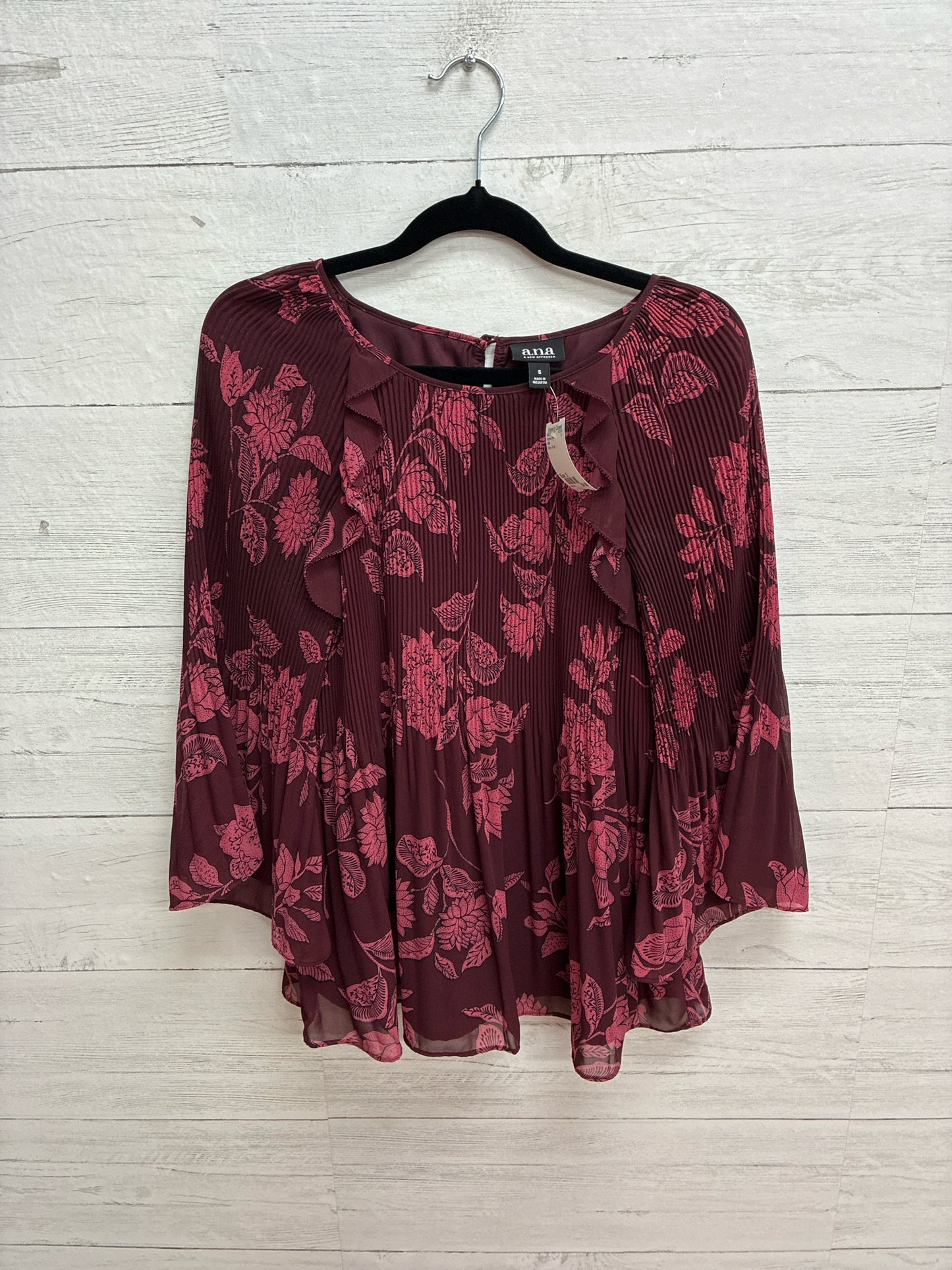 Size S ANA Wine Womens Shirt