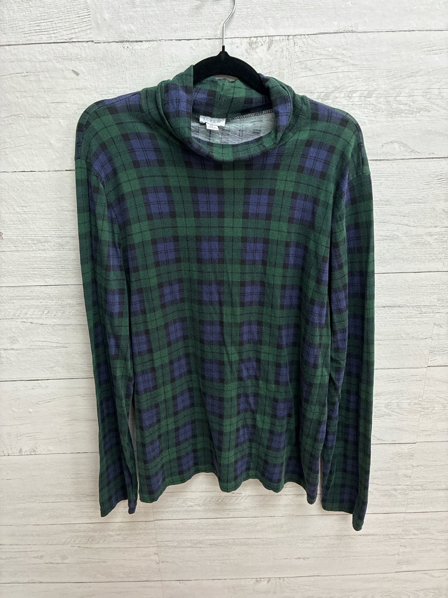 Size XL J Crew Blue/Green Womens Shirt
