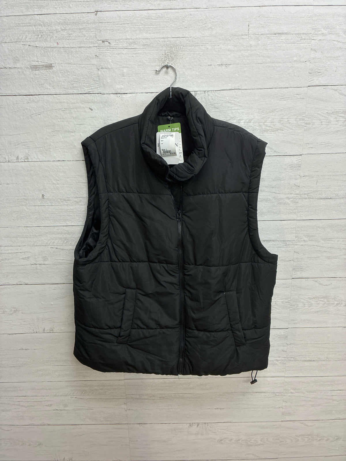 Size L Black Womens Vest
