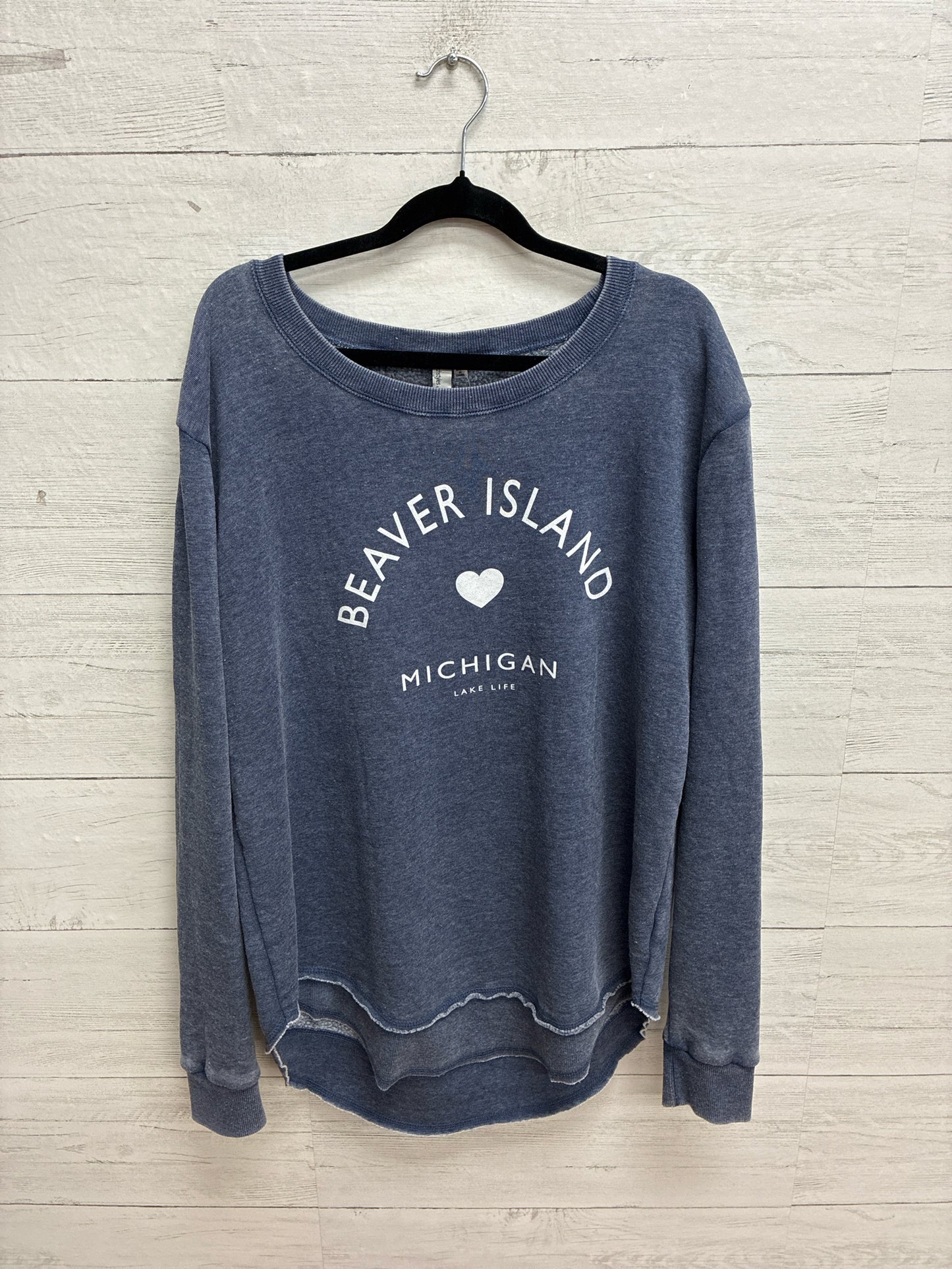 Size XL Techstyles Blue Womens Sweatshirt