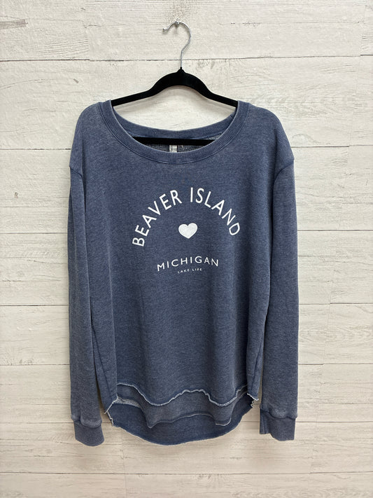 Size XL Techstyles Blue Womens Sweatshirt