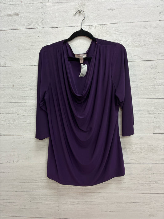 Size 2X Dress Barn Purple Womens Shirt