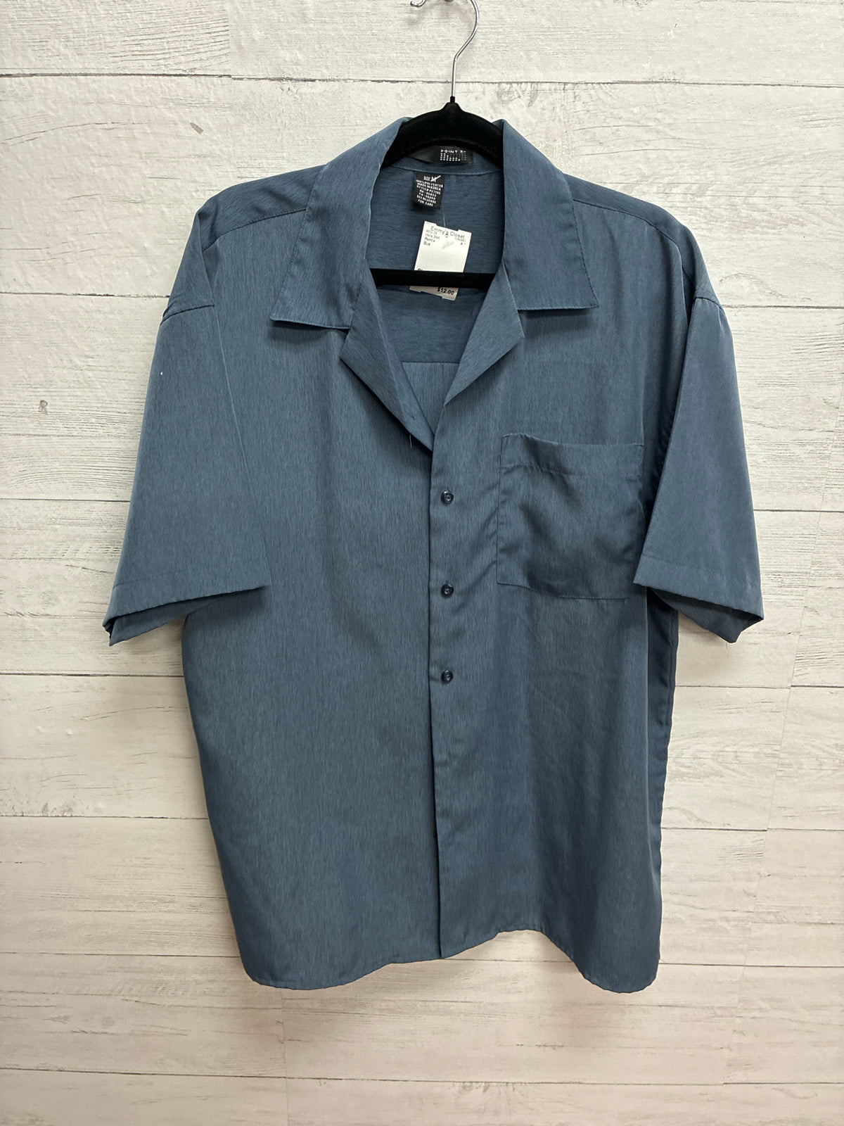 Size M Point x Blue Mens Shirt