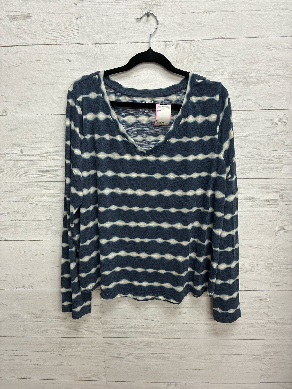 Size L Sonoma Blue Womens Shirt