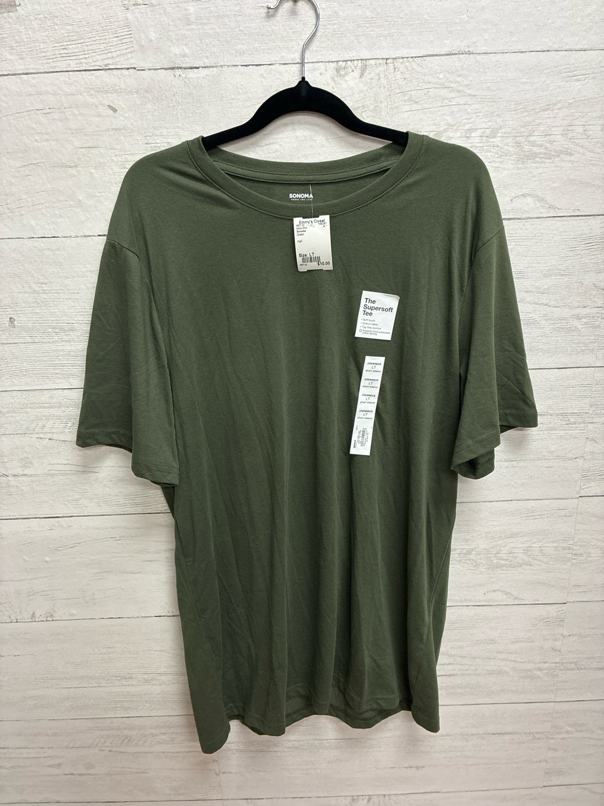 Size LT Sonoma Green Mens Shirt