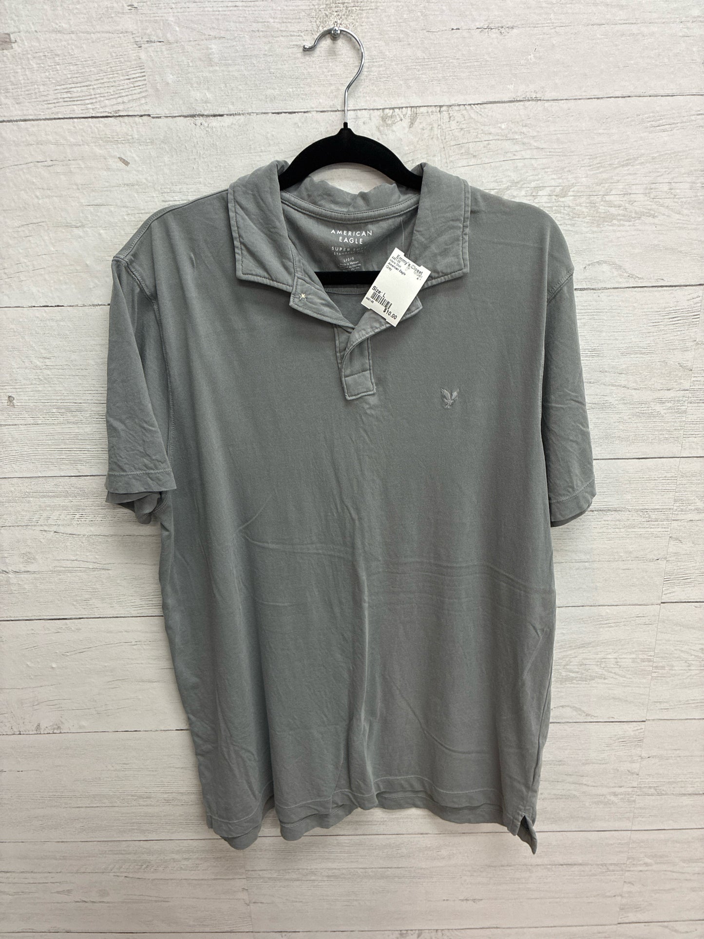Size L American Eagle Grey Mens Shirt