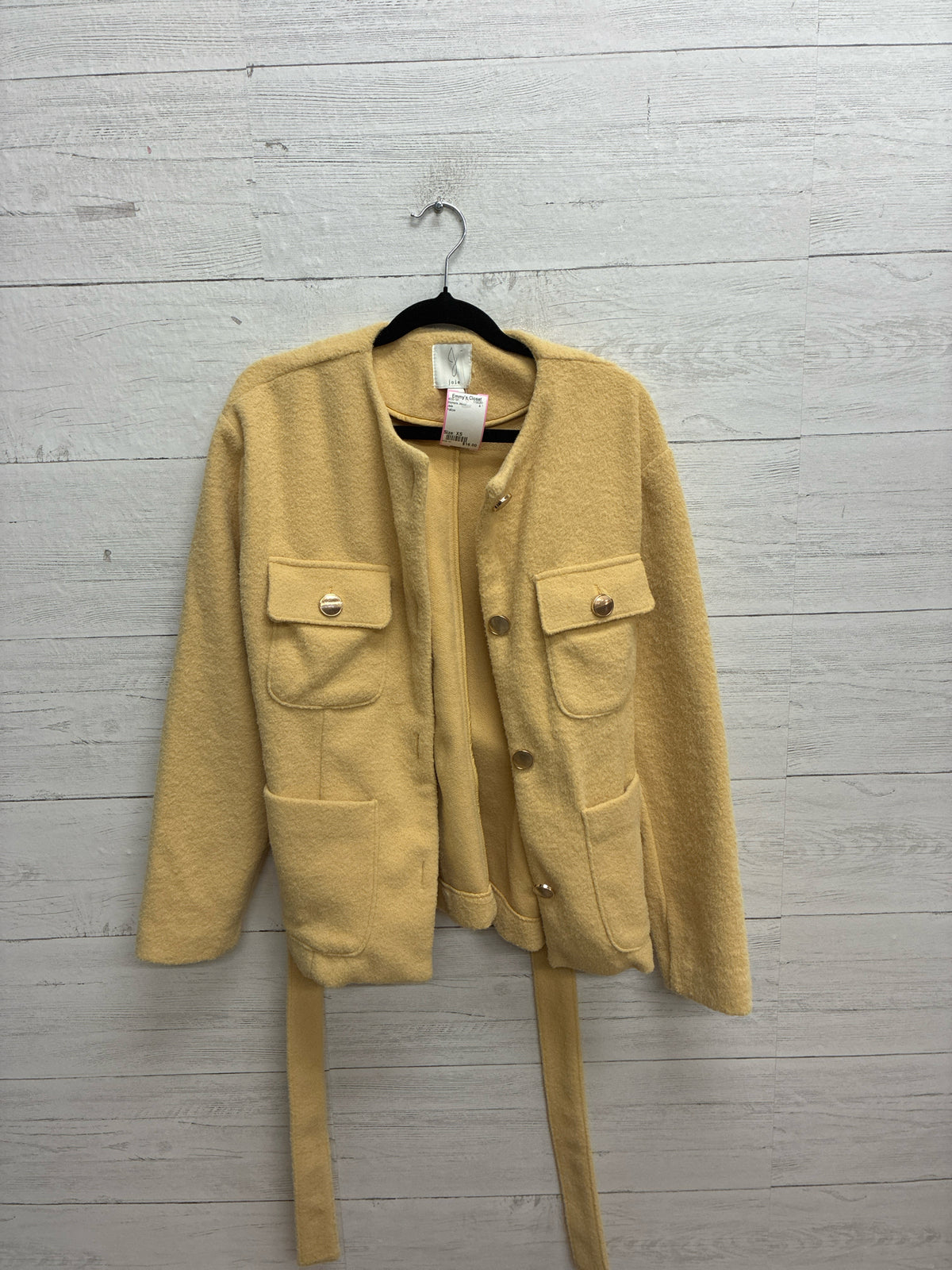 Size XS Joie Yellow Womens Jacket