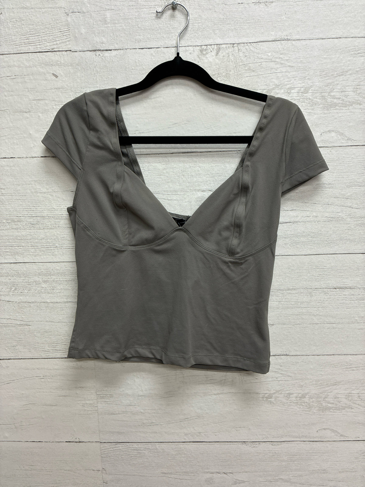 Size M Trendy Queen Grey Womens Shirt
