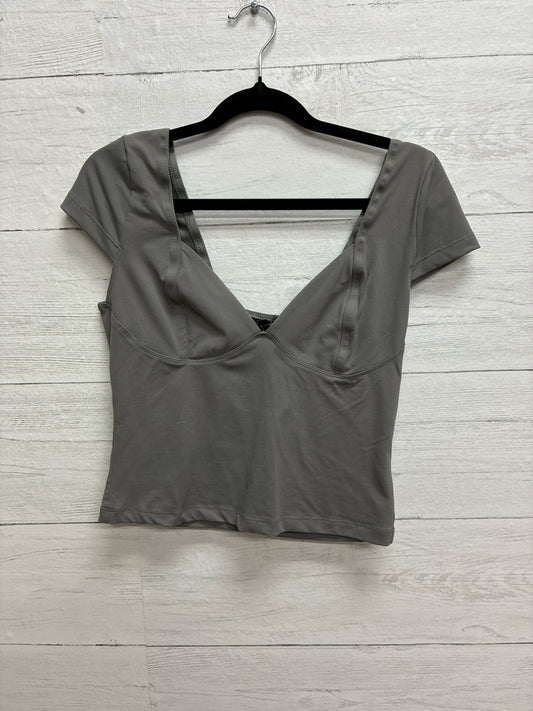 Size M Trendy Queen Grey Womens Shirt