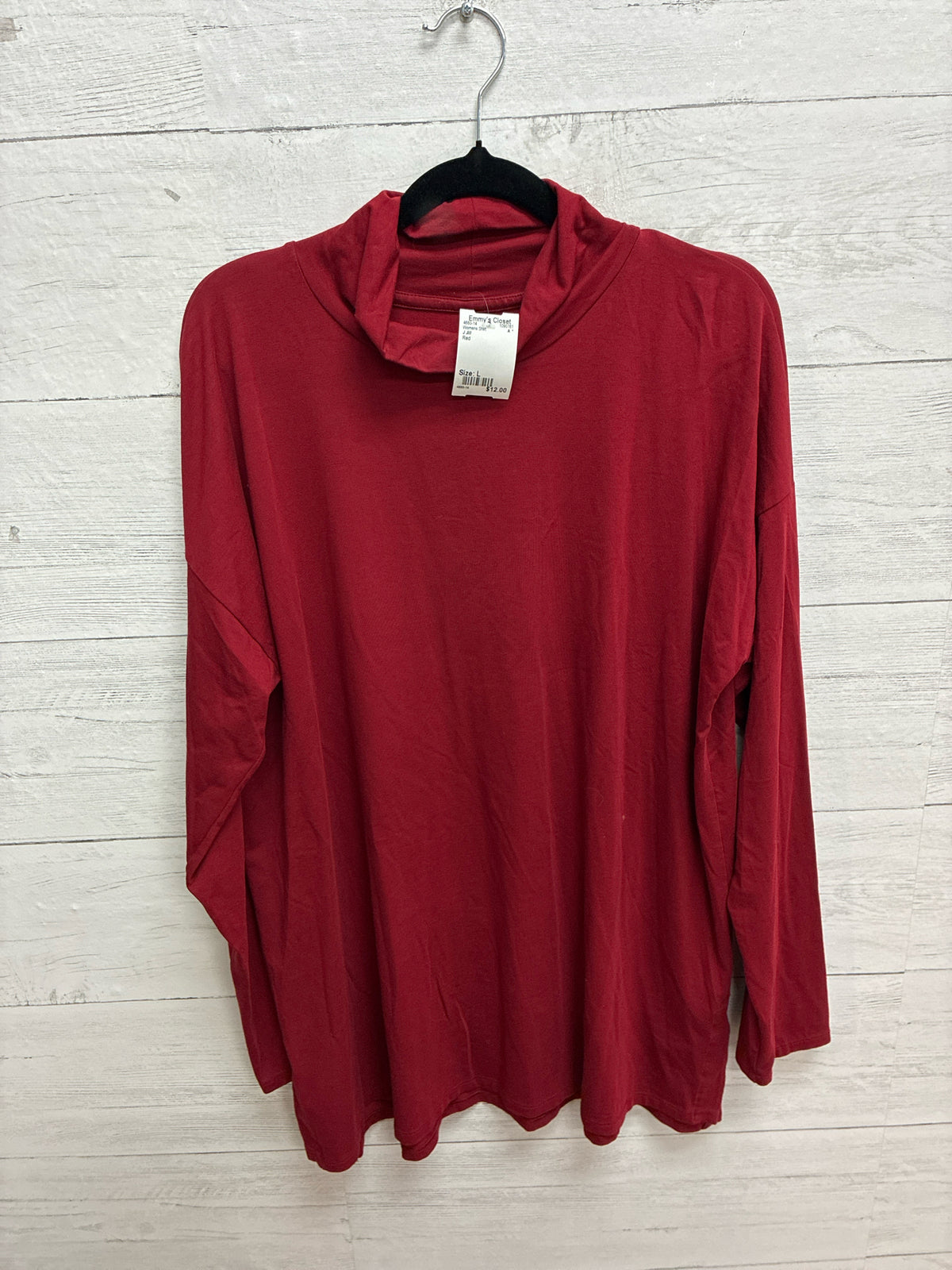 Size L J Jill Red Womens Shirt