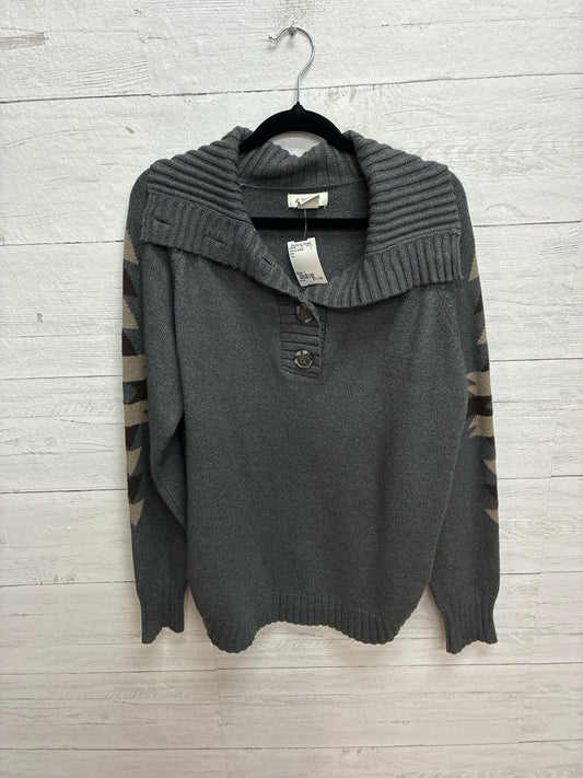 Size L Ariat Grey Womens Sweater