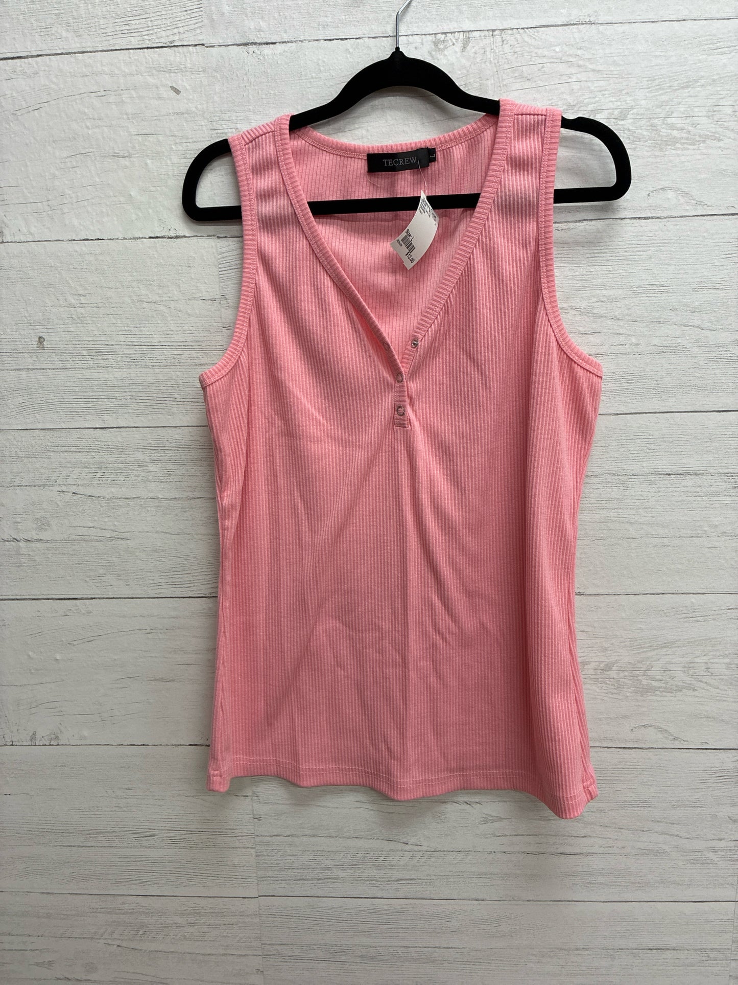 Size L TECREW Peach Womens Tank-Top