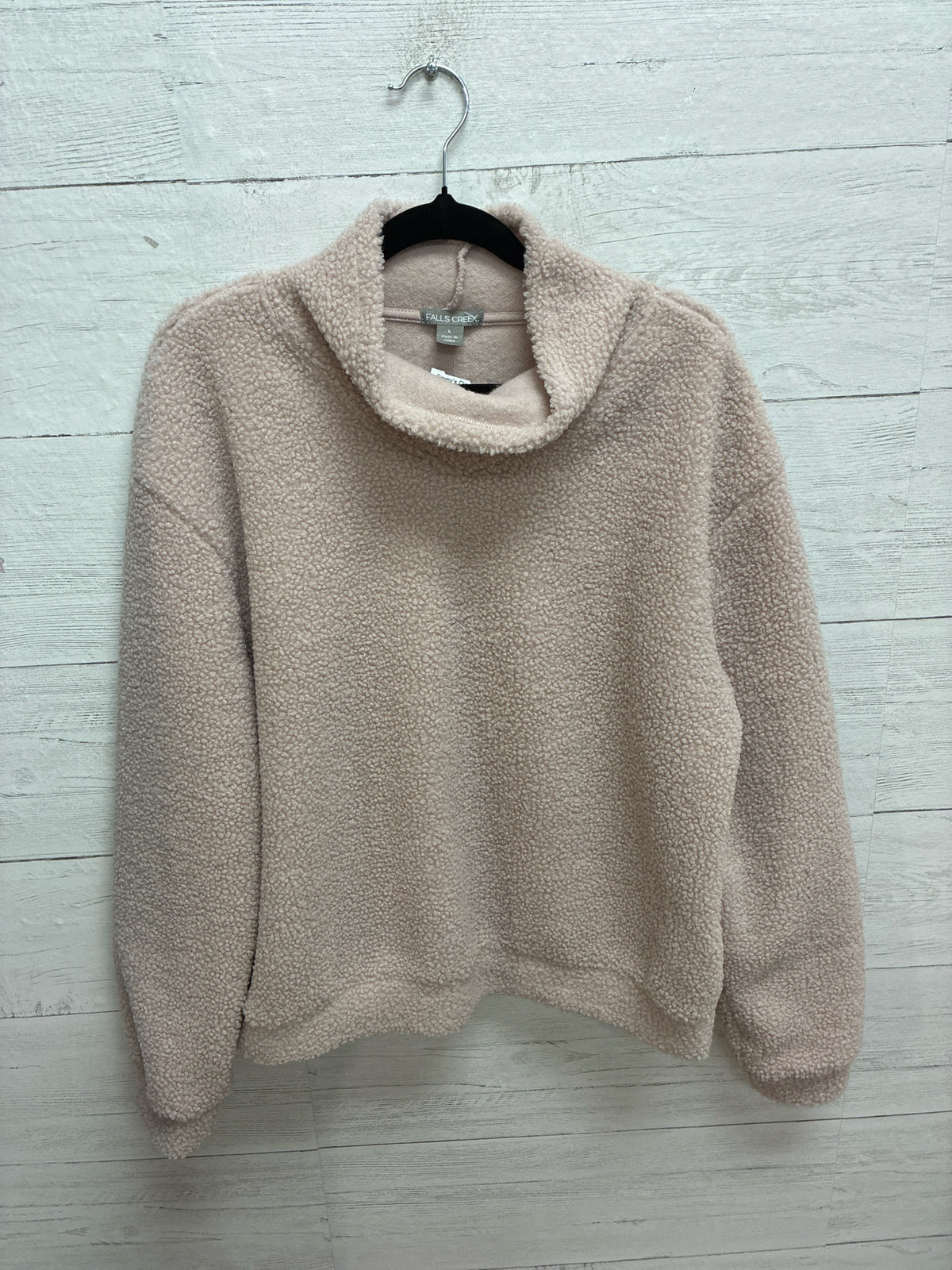 Size L Falls Creek Pink Womens Sweater