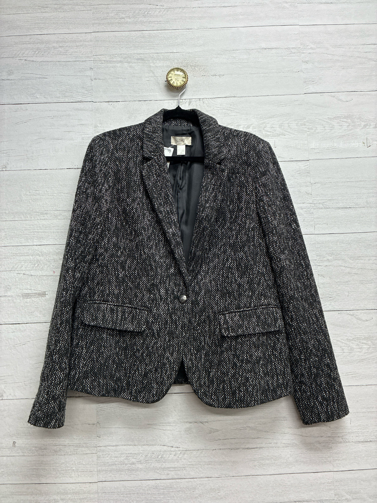 Size 6 Loft Black Womens Blazer