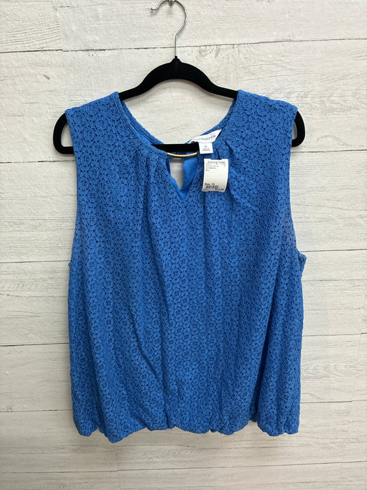 Size XL Liz Claiborne Blue Womens Tank-Top