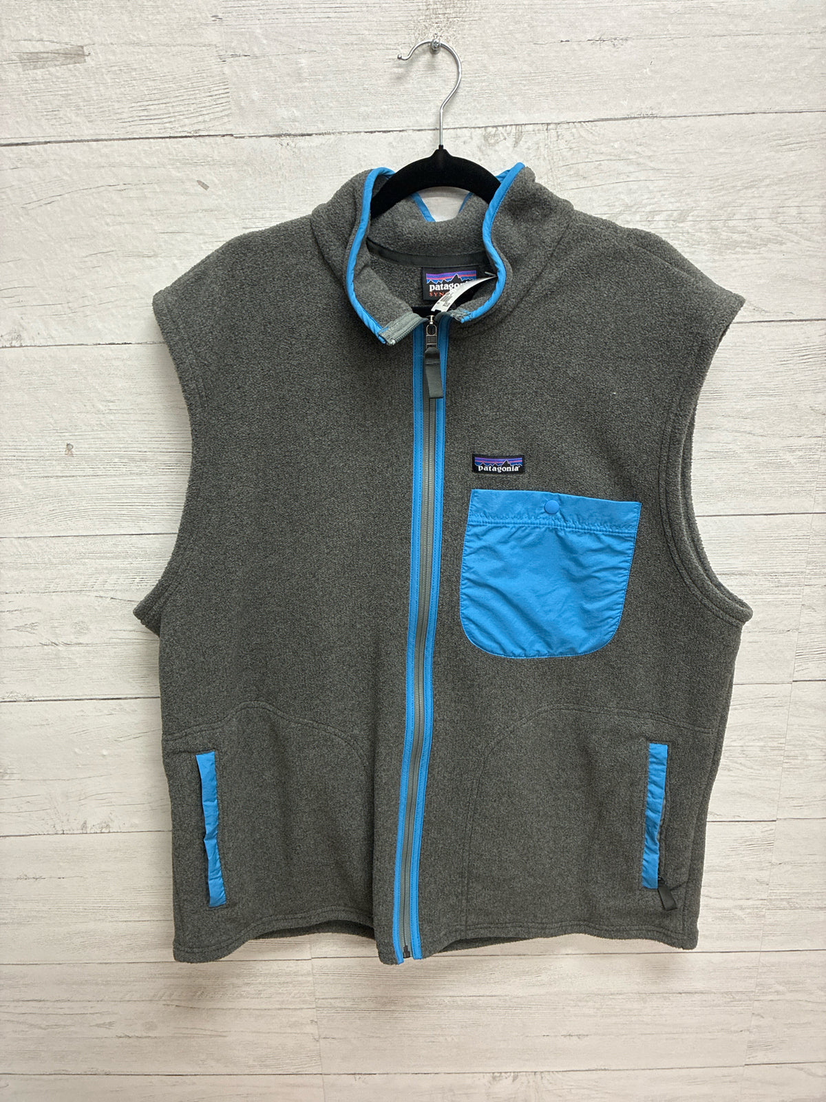 Size XL Patagonia Grey/Blue Mens Vest