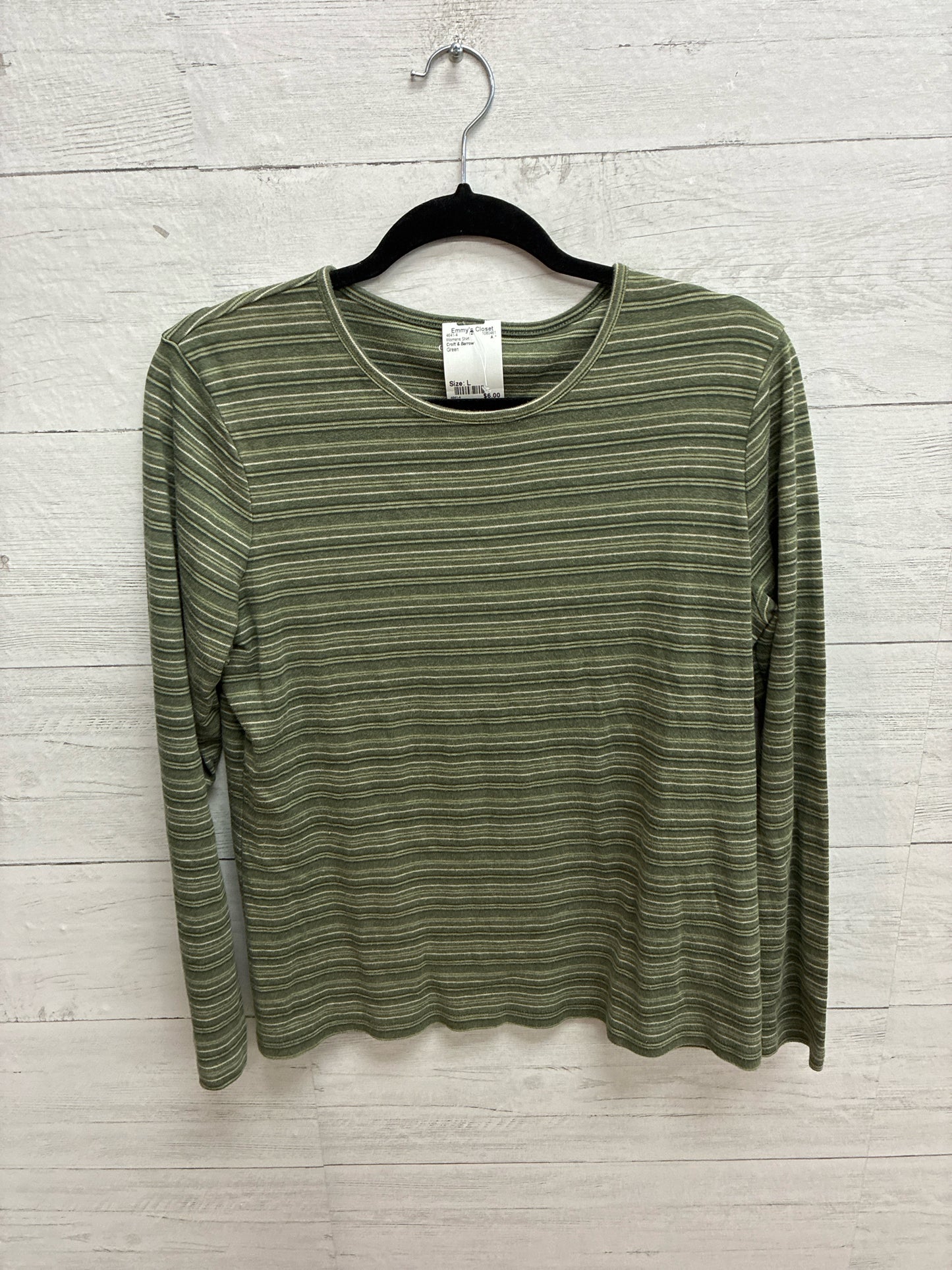 Size L Croft & Barrow Green Womens Shirt