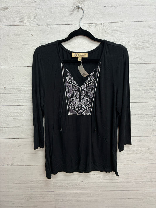 Size M Democracy Black Womens Shirt