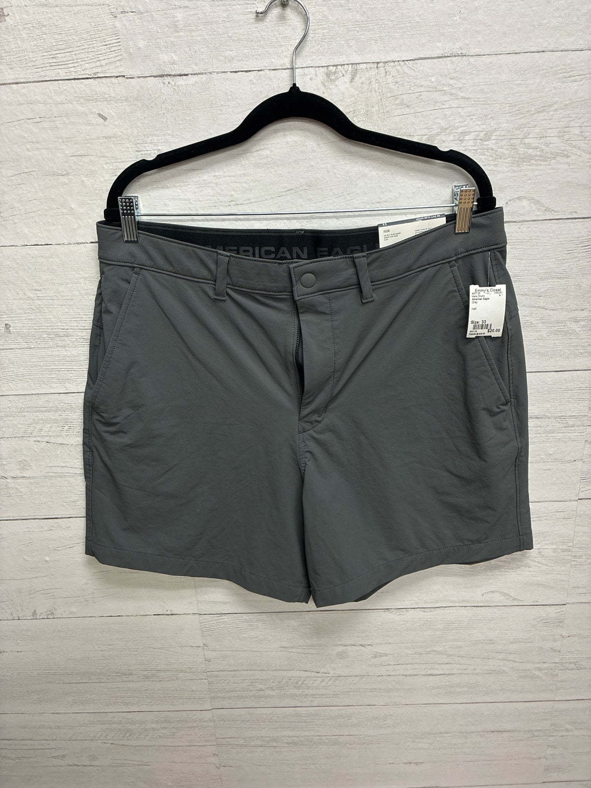 Size 33 American Eagle Grey Mens Shorts