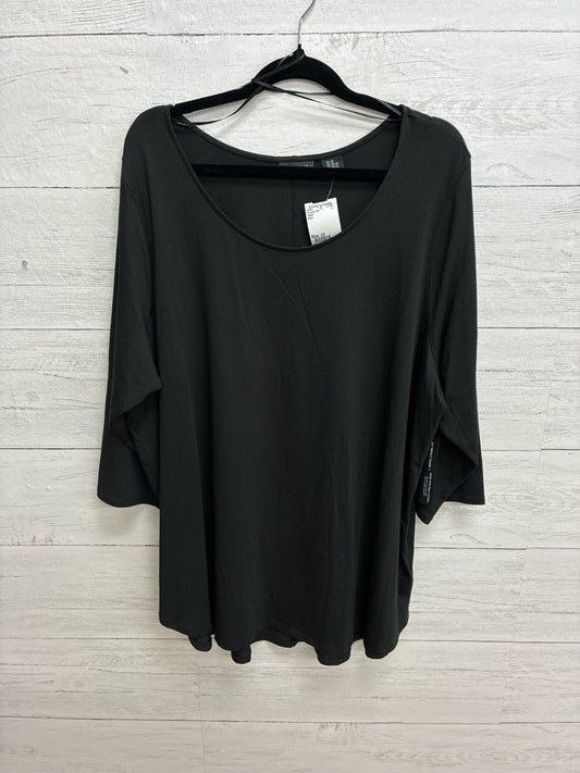 Size 2X Tahari Black Womens Shirt