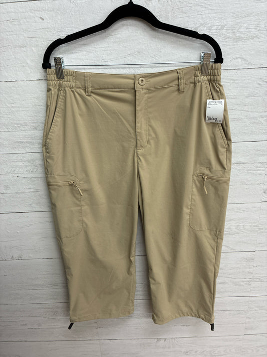 Size L A Khaki Womens Crop Pant