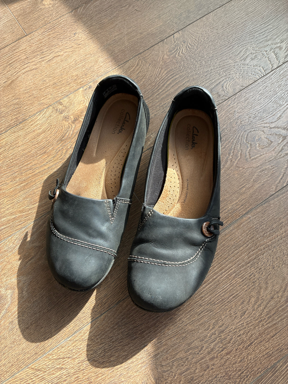 11 Clarks Black Womens Shoe