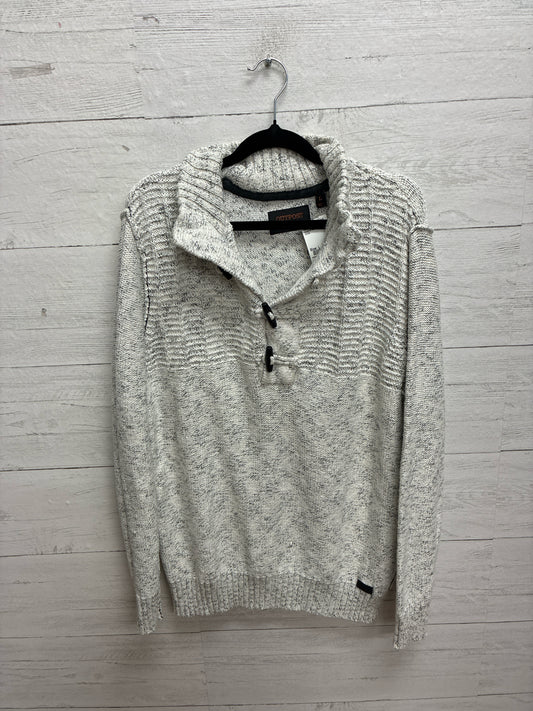 Size L Outpost Makers White Mens Sweater