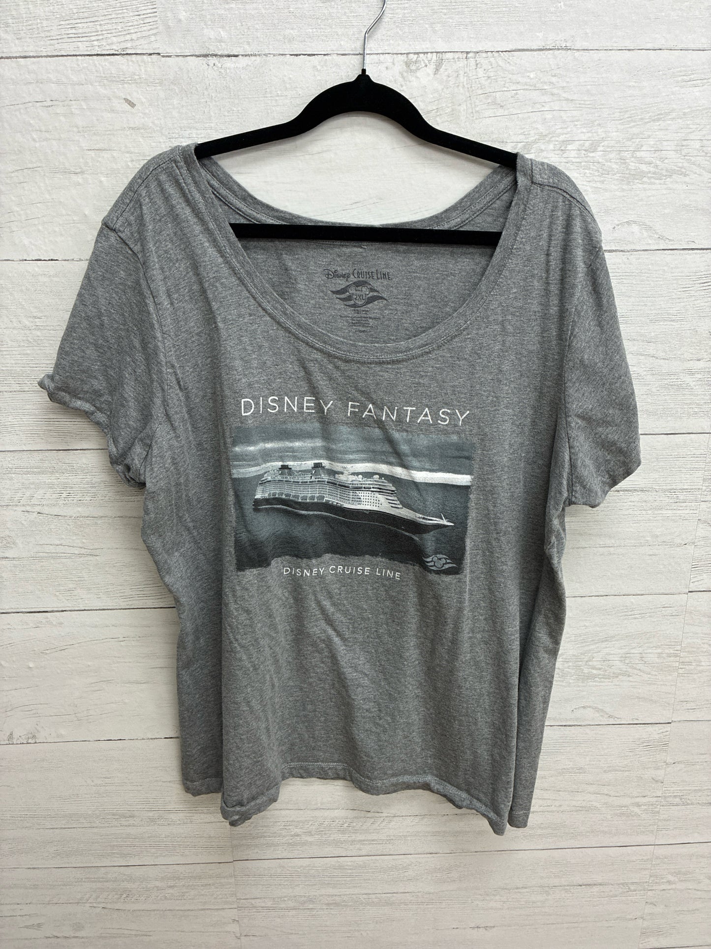 Size 2X Disney Gray Womens Shirt