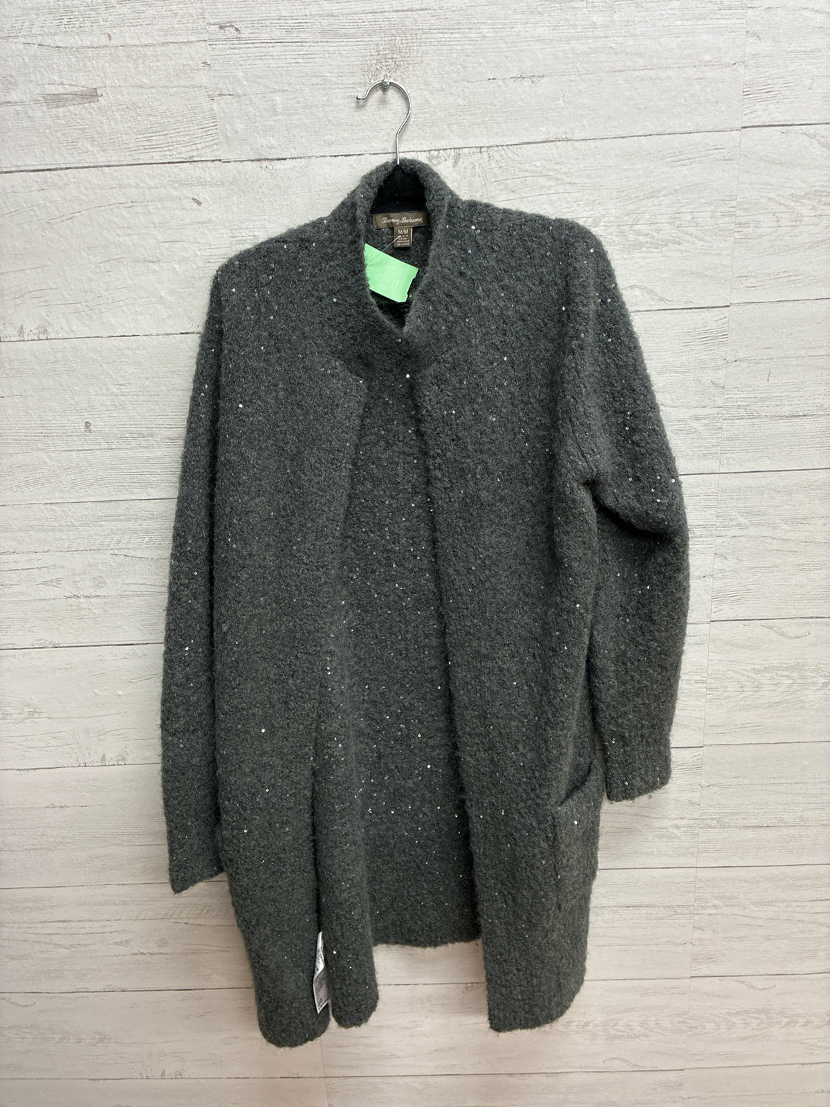 Size M Tommy Bahama Gray Womens Cardigan