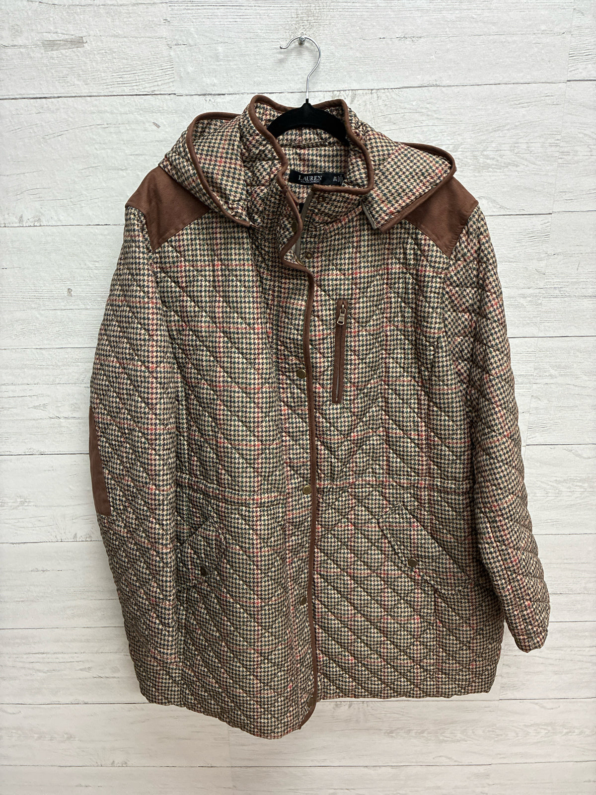 Size 3X LAUREN Tan Womens Coat