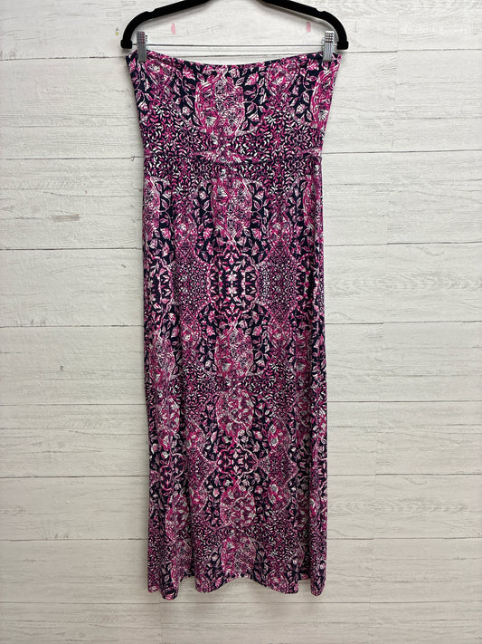Size L artisan ny PINK FLORAL Skirt