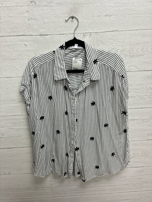 Size XL Jane+Delancey Black/White Womens Shirt