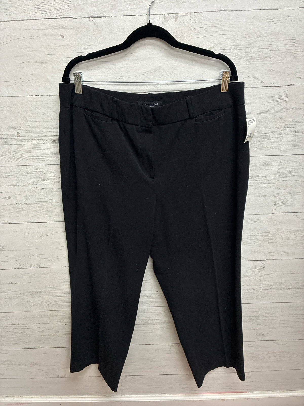 Size 16W zac & Rachel Black Womens Dresspants