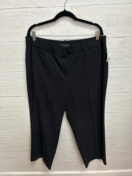 Size 16W zac & Rachel Black Womens Dresspants