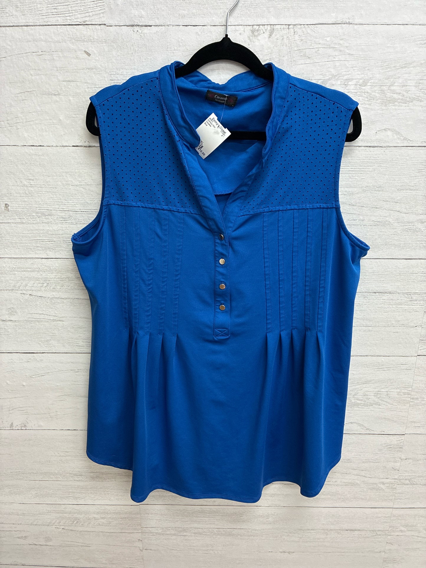 Size XXL Cocomo Blue Womens Shirt