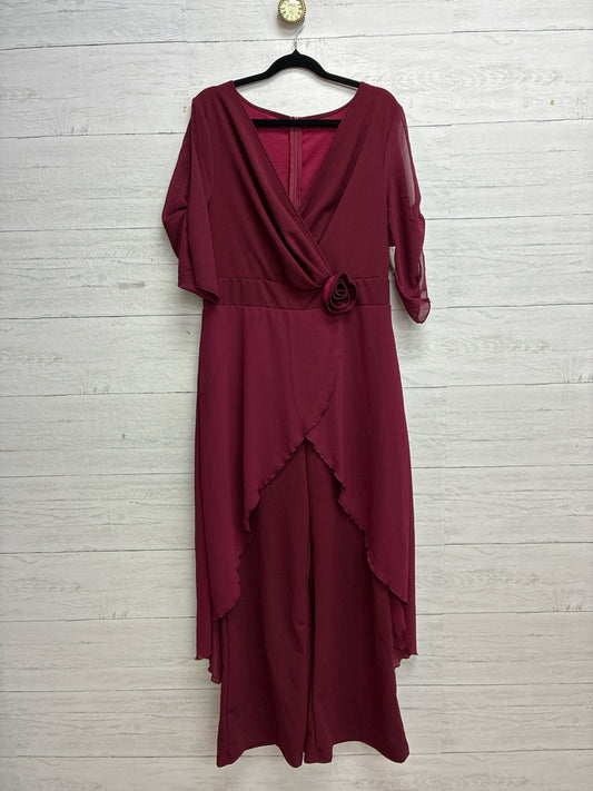 Size XL Wine Womens Jumper