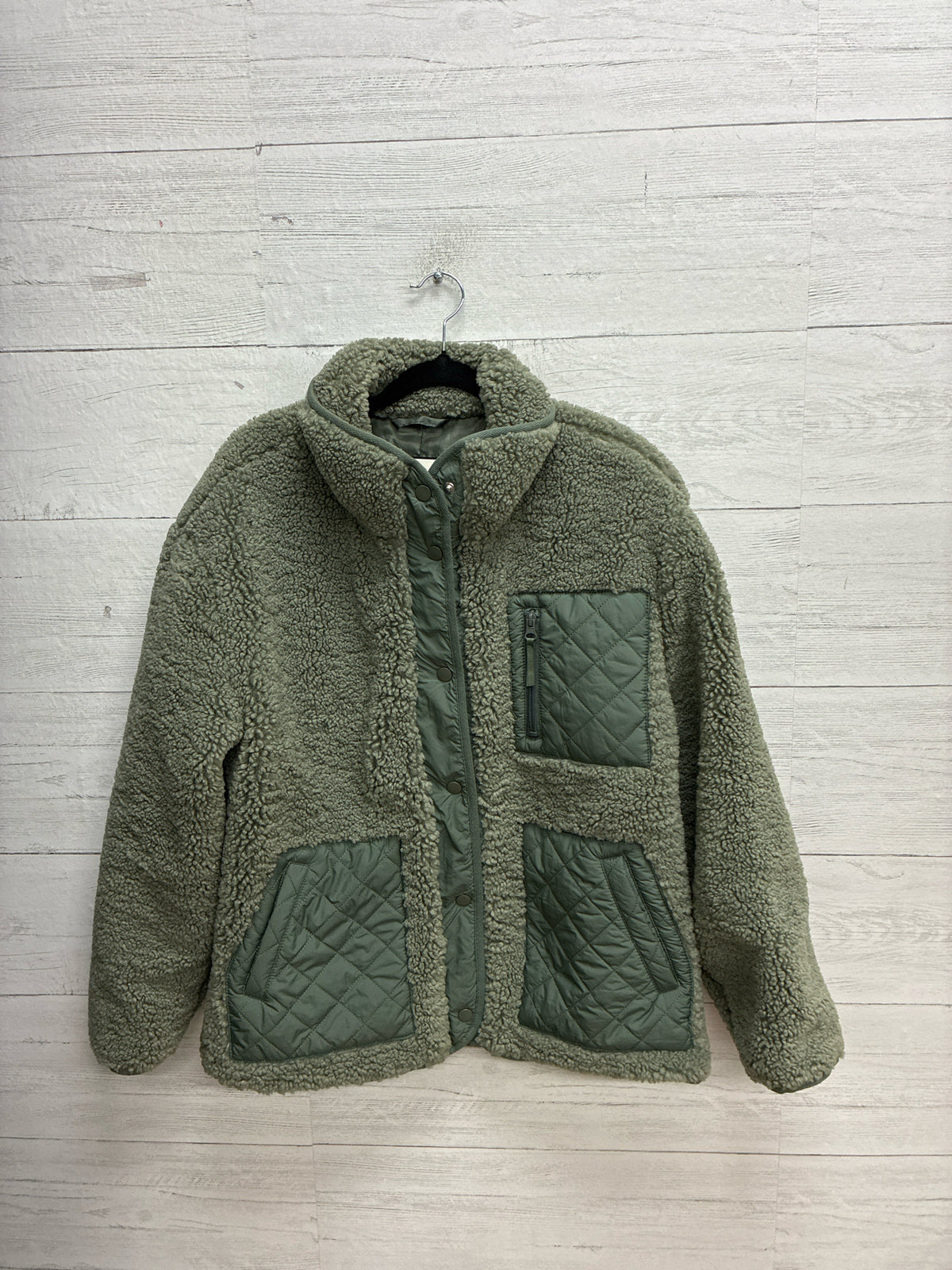 Size L Bagatelle Green Womens Jacket