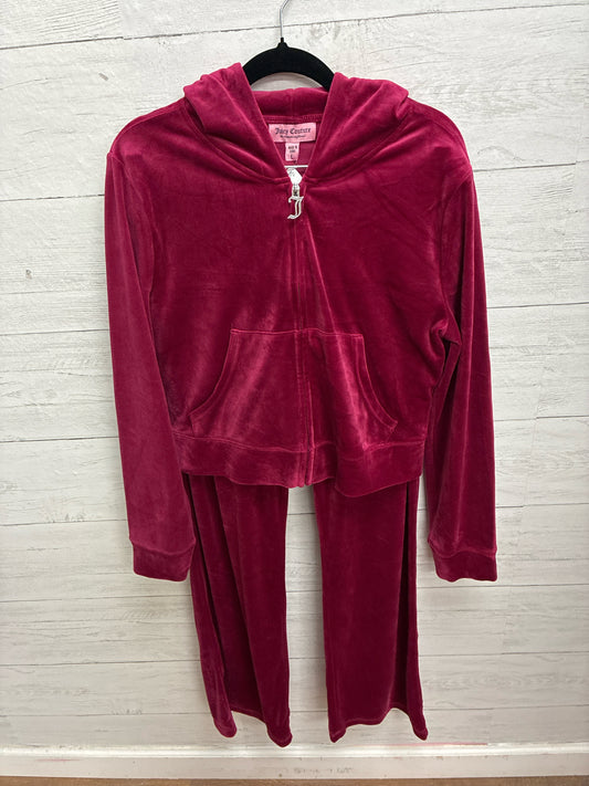 Size L Juicy Couture Red Womens 2-Pc
