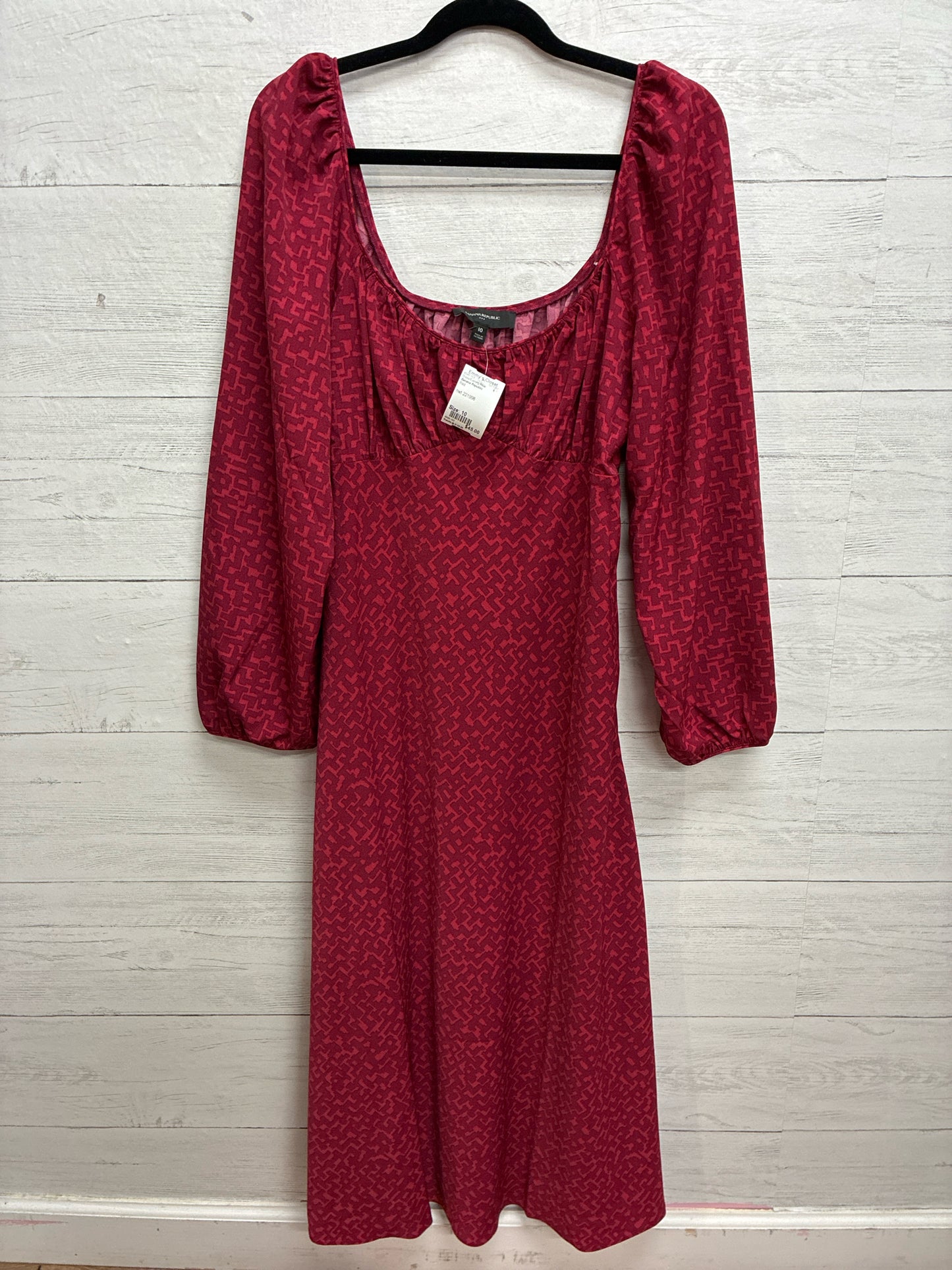 Size 10 Banana Republic Red Dress/Evening Wear