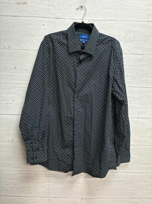 Size 16 1/2 apt 9 Black Mens Shirt