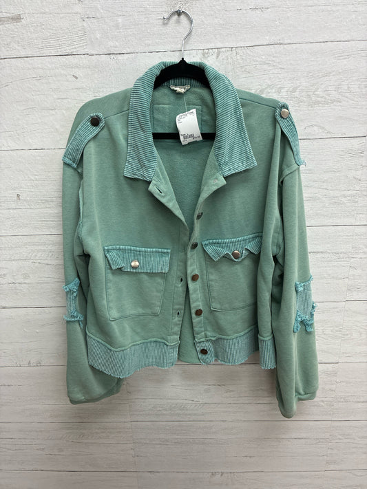 Size L POL Green Womens Shirt