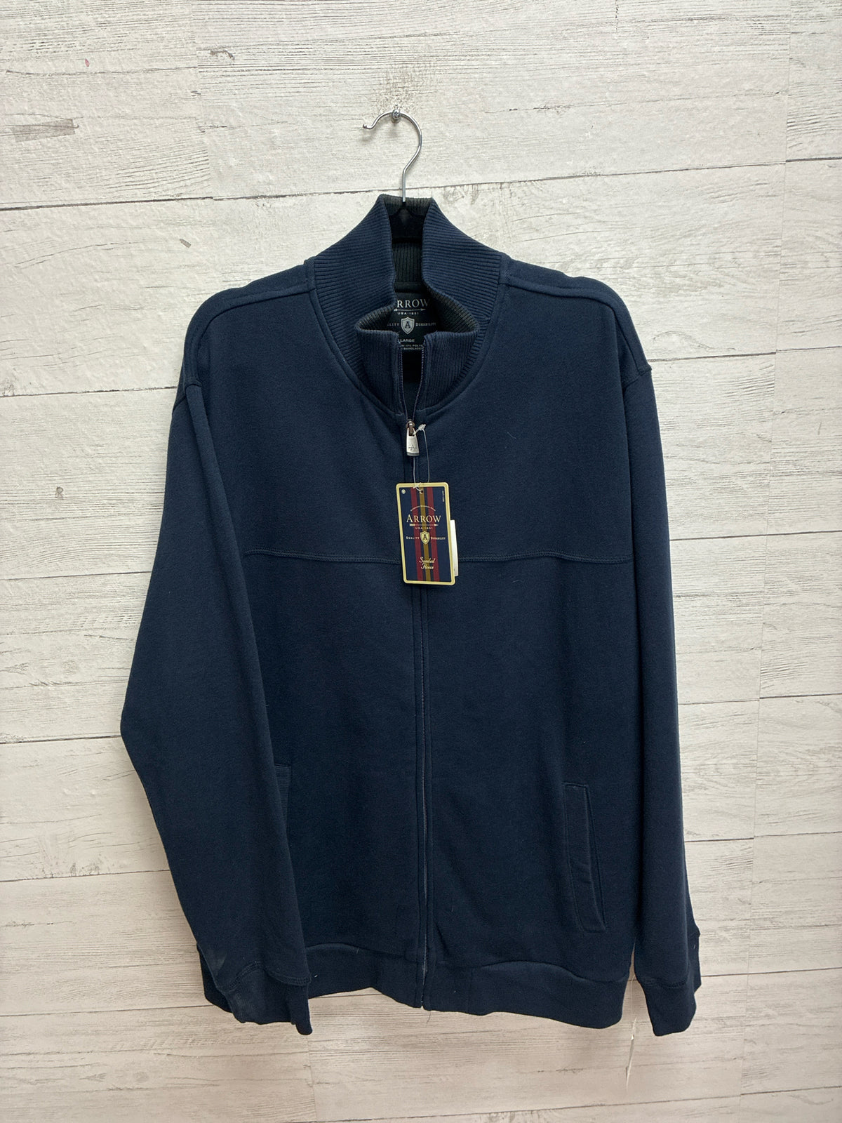 Size L ARROW Natural/Light Pink Mens Sweatshirt