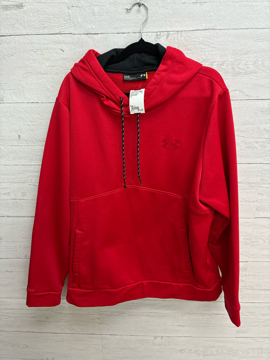 Size L UNDER ARMOR Red Womens Sweatshirt